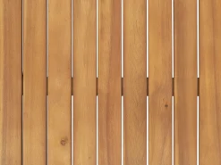 Beliani Parvekekalustesetti Akaasiapuinen Terrakotan Varisilla Pehmusteilla Java Clearance