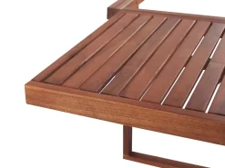 Beliani Parvekepoyta 60X40 Cm Puinen Tumma Udine Sale