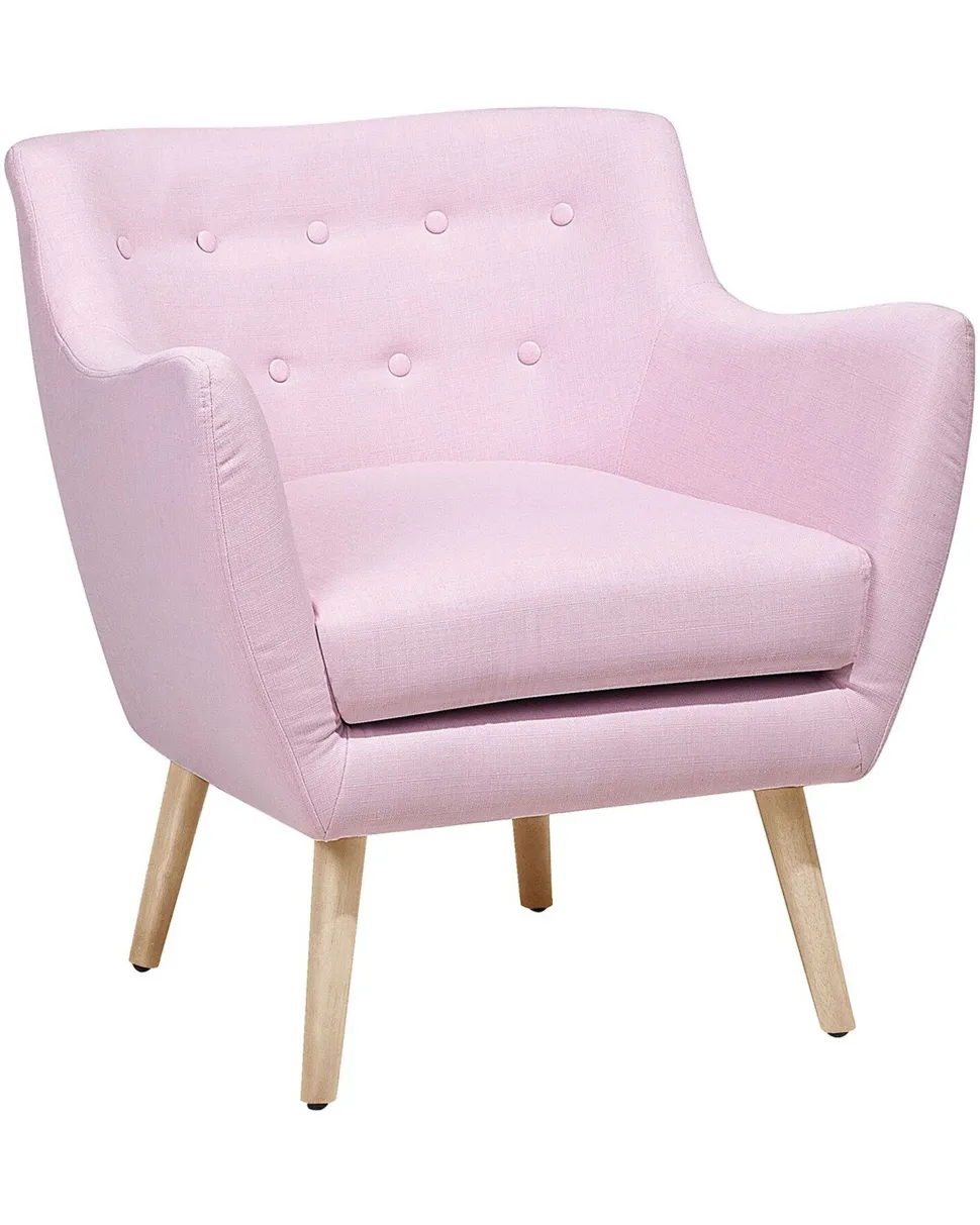 Beliani Pastelliroosa Nojatuoli Drammen Best Sale