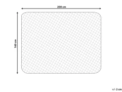 Beliani Patjansuojus Japara-Puuvilla 160 X 200 Cm Pumori Best Sale