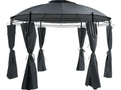 Beliani Paviljonki Grafiitinharmaa 360 X 275 Cm Safara Online