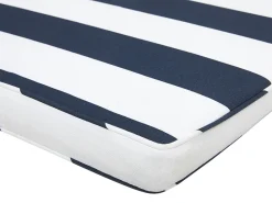 Beliani Pehmuste 112 X 54 Cm Laivastonsininen Raidallinen Vivara Flash Sale