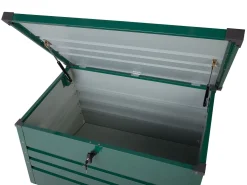 Beliani Pehmustelaatikko Teraksinen Tummanvihrea 100X62 Cm Cebrosa New