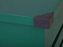 Beliani Pehmustelaatikko Teraksinen Tummanvihrea 100X62 Cm Cebrosa New