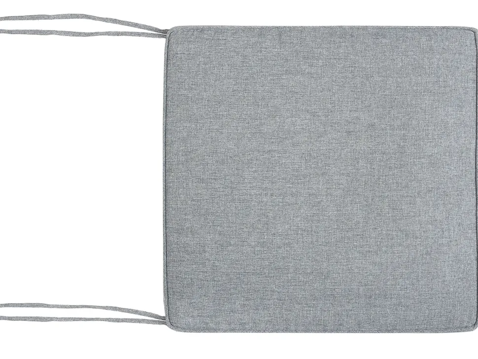 Beliani Pehmustetyyny Tuoliin Harmaa 8Kpl Sassari New