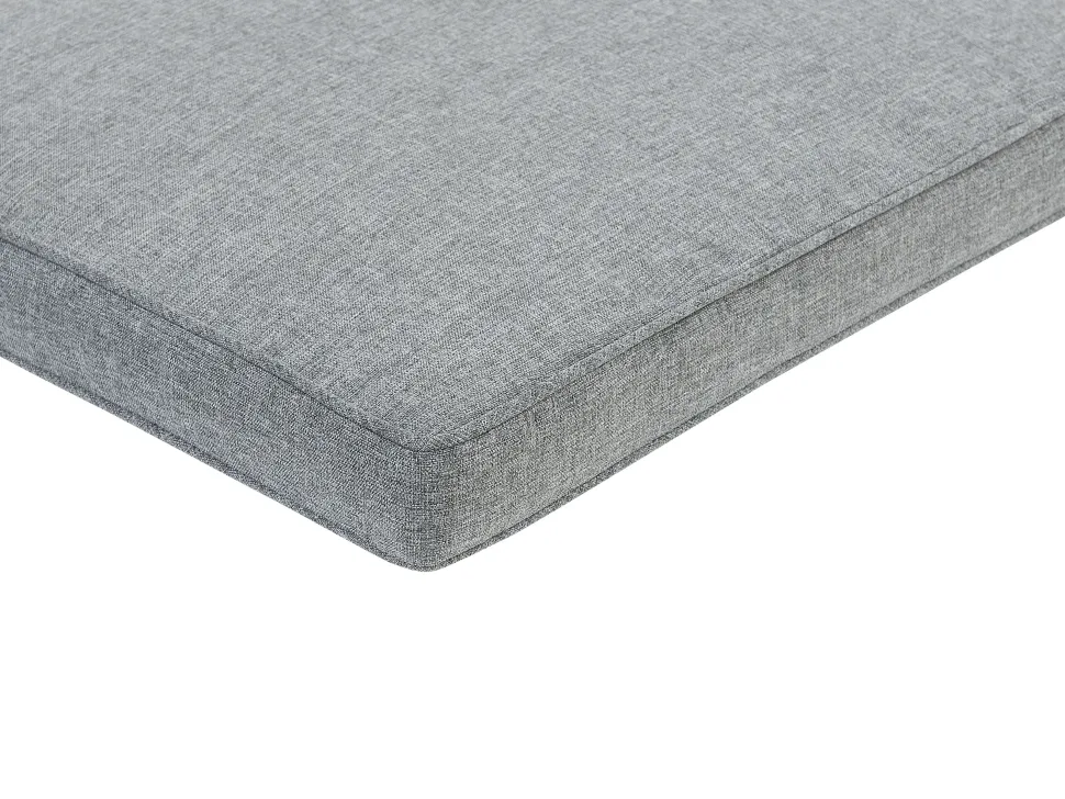 Beliani Pehmustetyyny Tuoliin Harmaa Sassari Best