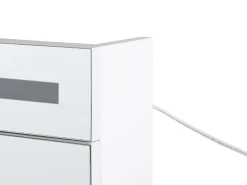 Beliani Peilikaappi Led-Valo Valkoinen 60 X 60 Cm Jaramillo Hot