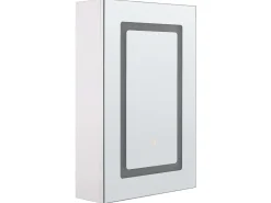 Beliani Peilikaappi Led-Valo Valkoinen 40 X 60 Cm Condor Outlet