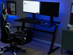 Beliani Pelipoyta Led-Valo Musta 120 X 60 Cm Darfur Outlet