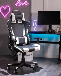 Beliani Pelipoyta Led-Valo Musta 120 X 60 Cm Darfur Outlet