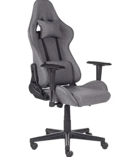 Beliani Pelituoli Kangas Tummanharmaa Warrior Best