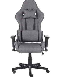 Beliani Pelituoli Kangas Tummanharmaa Warrior Best