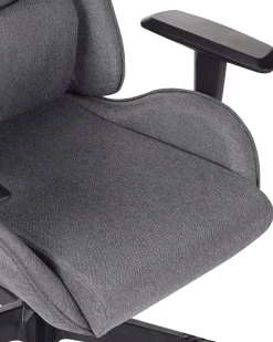 Beliani Pelituoli Kangas Tummanharmaa Warrior Best