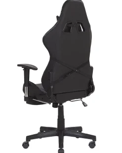 Beliani Pelituoli Keinonahka Maastokuvio Musta/Tummanharmaa Victory Cheap