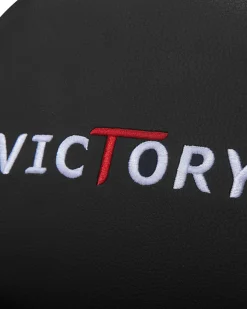 Beliani Pelituoli Keinonahka Musta/Punainen Victory Discount