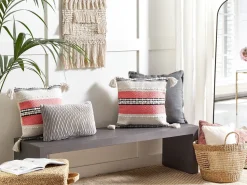 Beliani Penkki Harmaa Betoni U-Muotoinen 150 X 40 Cm Taranto New