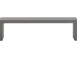 Beliani Penkki Harmaa Betoni U-Muotoinen 150 X 40 Cm Taranto New