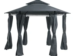 Beliani Pihakatos Tummanharmaa Portel Discount