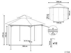 Beliani Pihakatos Tummanharmaa Portel Discount