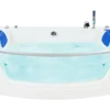 Beliani Poreamme Led-Valot Valkoinen 175 X 85 Cm Fuerte Best Sale
