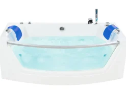 Beliani Poreamme Led-Valot Valkoinen 175 X 85 Cm Fuerte Best Sale