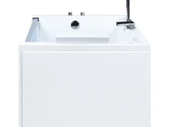 Beliani Poreamme Led-Valot Valkoinen 180 X 90 Cm Marquis Fashion