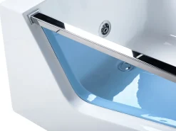 Beliani Poreamme Led-Valot Valkoinen 180 X 90 Cm Marquis Fashion