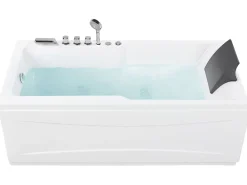 Beliani Poreamme Oikeak. Led-Valot Valkoinen 169 X 81 Cm Artemisa New