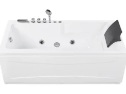 Beliani Poreamme Oikeak. Led-Valot Valkoinen 169 X 81 Cm Artemisa New