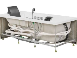 Beliani Poreamme Oikeak. Led-Valot Valkoinen 169 X 81 Cm Artemisa New