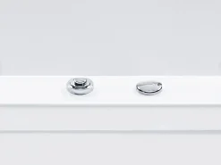 Beliani Poreamme Oikeak. Led-Valot Valkoinen 183 X 90 Cm Varadero Clearance