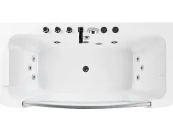 Beliani Poreamme Valkoinen 170 X 85 Cm Barranca Best