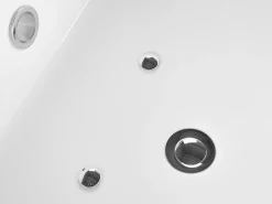 Beliani Poreamme Vapaasti Seisova Led-Valot Valkoinen 180 X 85 Cm Antigua Cheap