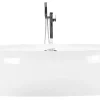 Beliani Poreamme Vapaasti Seisova Led-Valot Valkoinen 180 X 100 Cm Mustique Outlet