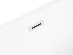 Beliani Poreamme Vapaasti Seisova Led-Valot Musta 170 X 80 Cm Nevis Iii Store