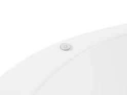 Beliani Poreamme Vapaasti Seisova Led-Valot Musta 170 X 80 Cm Nevis Iii Store