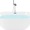 Beliani Poreamme Vapaasti Seisova Led-Valot Valkoinen 170 X 80 Cm Nevis Online
