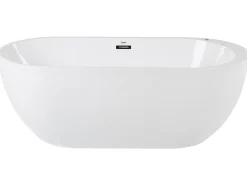 Beliani Poreamme Vapaasti Seisova Led-Valot Valkoinen 170 X 80 Cm Nevis Online