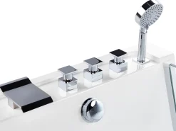 Beliani Poreamme Vapaasti Seisova Valkoinen 170 X 80 Cm Oyon Hot