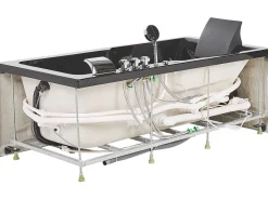 Beliani Poreamme Vasenk. Led-Valot Musta 169 X 81 Cm Artemisa Discount