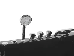 Beliani Poreamme Vasenk. Led-Valot Musta 169 X 81 Cm Artemisa Discount