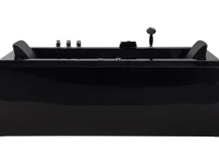 Beliani Poreamme Vasenk. Led-Valot Musta 183 X 90 Cm Varadero Fashion