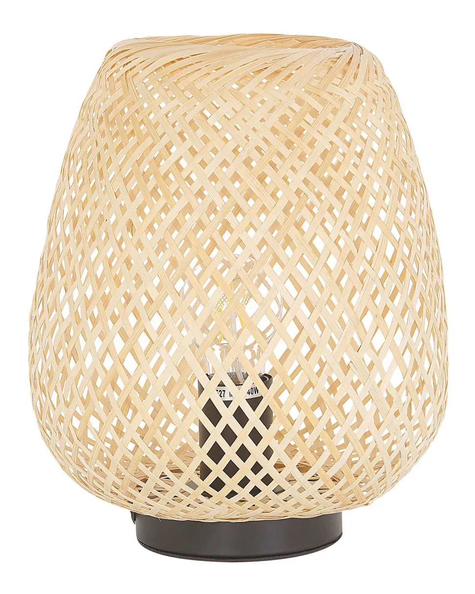 Beliani Poytavalaisin Bambu Vaalea Puu Bomu Outlet