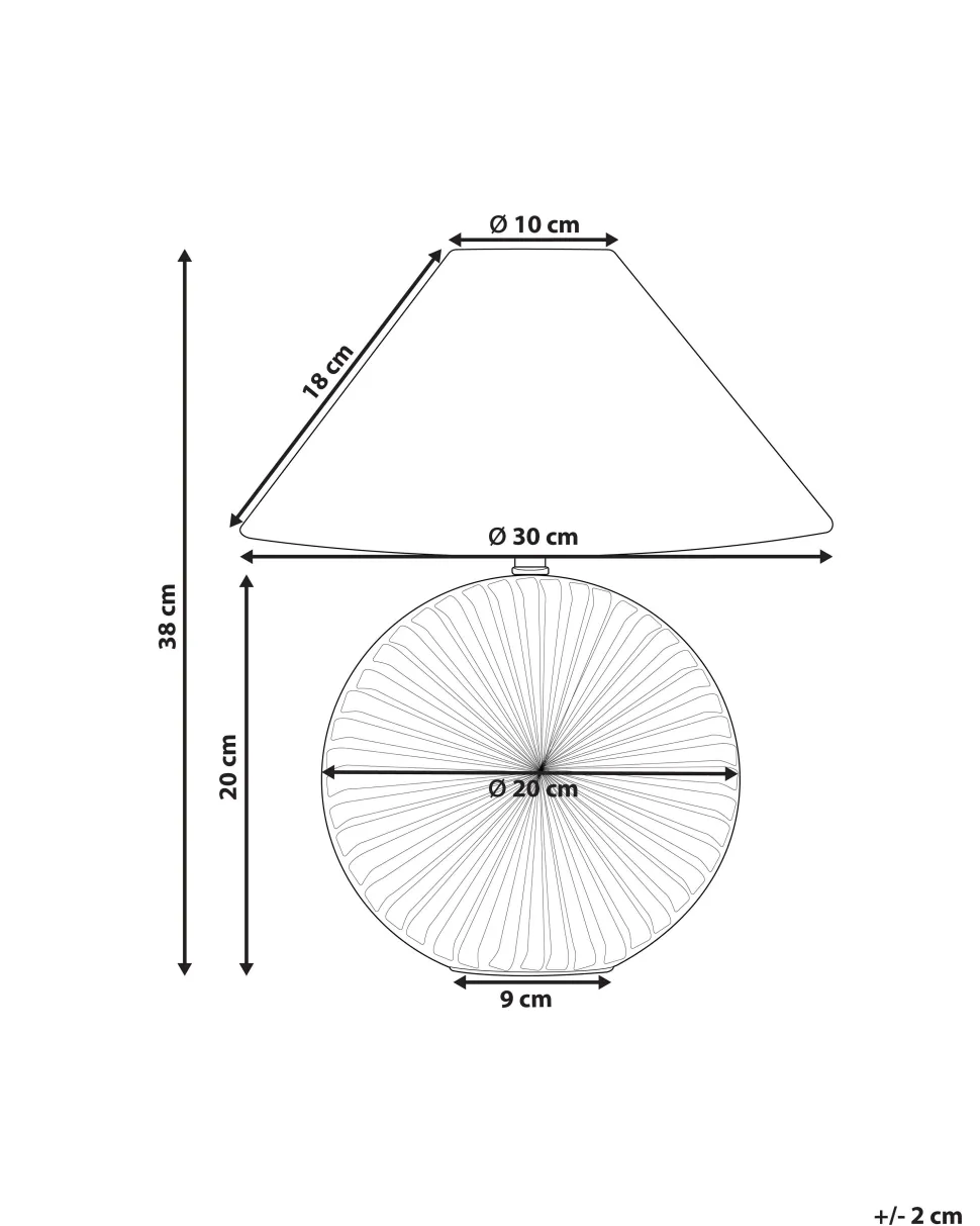 Beliani Poytavalaisin Keraaminen Kartio Harmaa Yuna Flash Sale