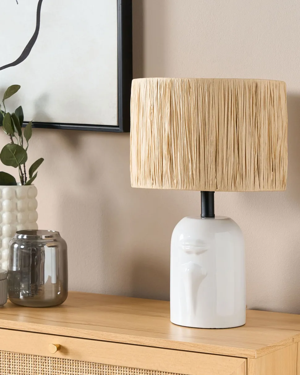 Beliani Poytavalaisin Keraaminen Valkoinen Jubones Cheap