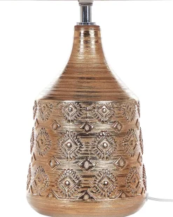 Beliani Poytavalaisin Keraaminen Kullanruskea Wari Fashion