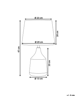 Beliani Poytavalaisin Keraaminen Kullanruskea Wari Fashion