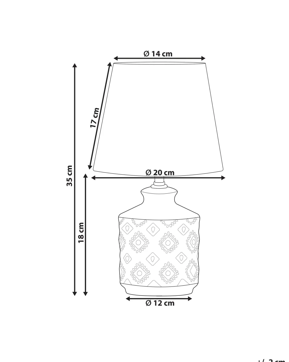 Beliani Poytavalaisin Keraaminen Kupari Rosanna New