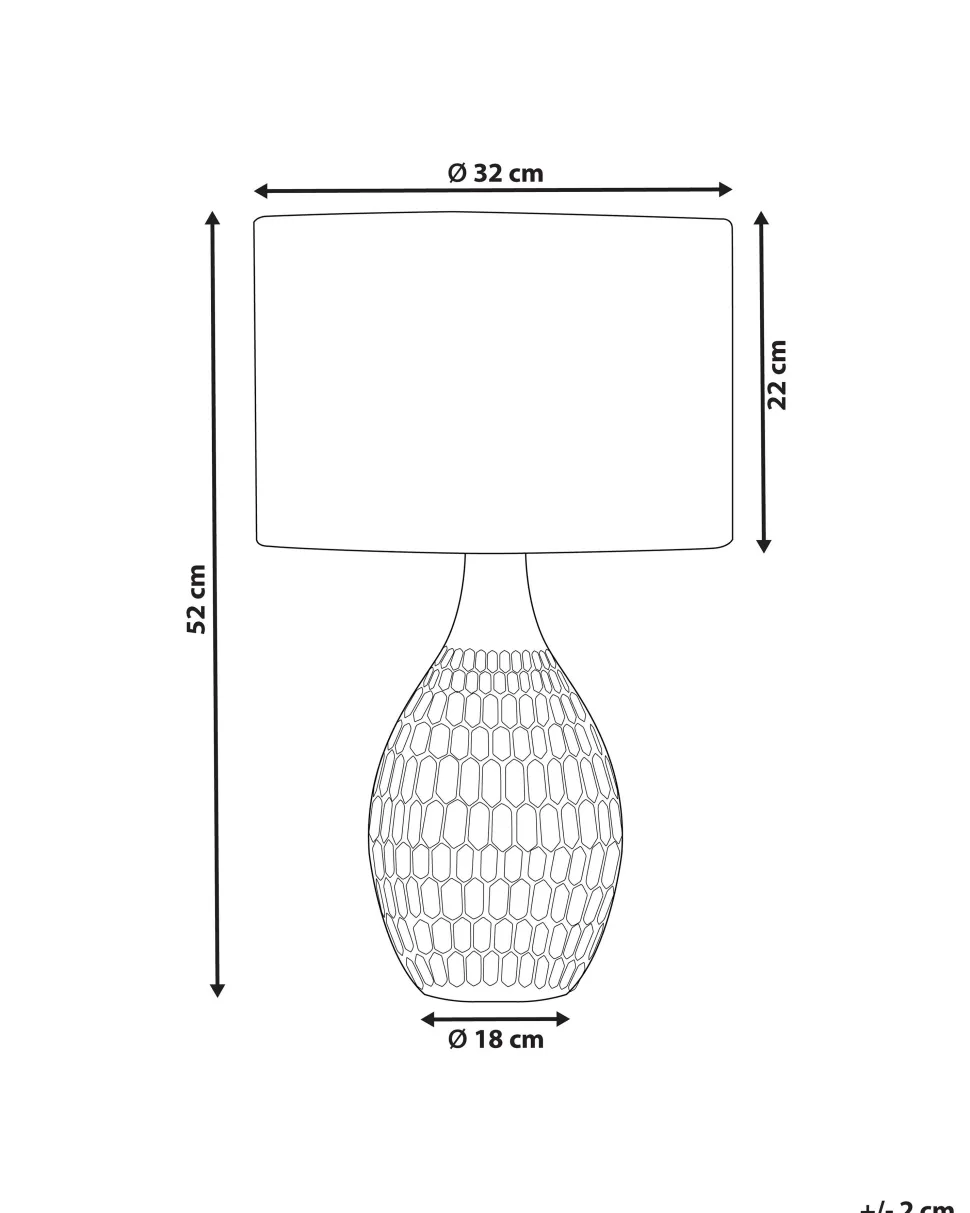 Beliani Poytavalaisin Keraaminen Keltainen Haddas New