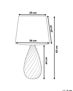 Beliani Poytavalaisin Keraaminen Hopea/Valkoinen Visela Online
